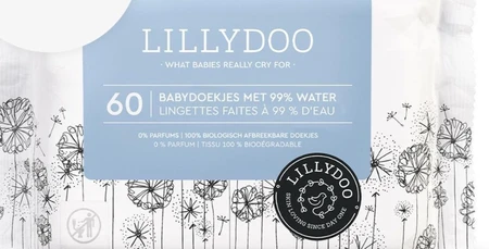 LILLYDOO Babydoekjes met 99% water - 1440 billendoekjes (24x60)